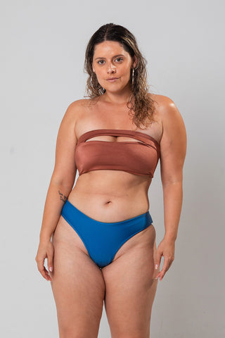 Calcinha de Biquíni Absorvente Básica Herself & Boa Forma Oceano 36