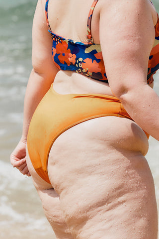 Calcinha de Biquíni Absorvente Básica Herself & Boa Forma Mango - Tamanho 54