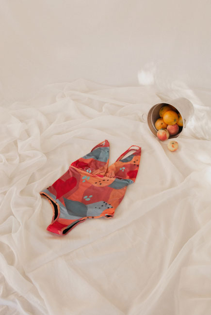 Maiô Menstrual Decote V Água Doce - Tamanho 60
