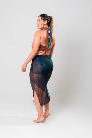 Saia Midi Tule Herself & Boa Forma Tamanho 34/36