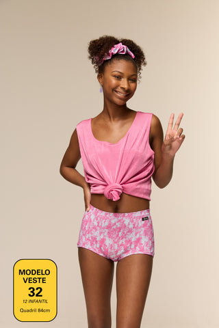 Shortinho Absorvente Primeira Menstruação Herself & Capricho