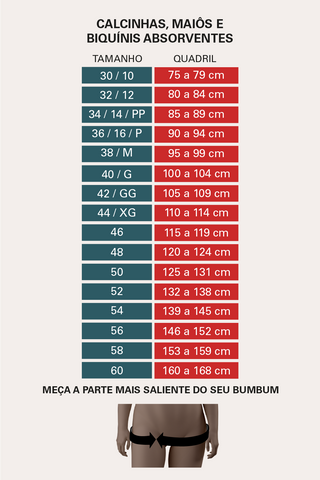 Maiô Absorvente Básico Herself & Capricho