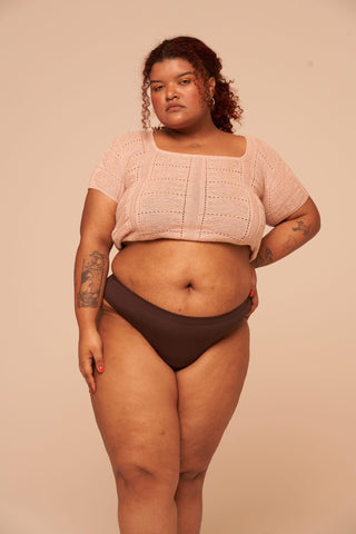 Calcinha Absorvente Básica Satin e Nudes