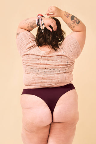 Calcinha Absorvente Fio-Dental Ana Plus Size