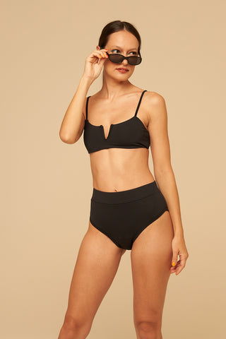 Calcinha de Biquíni Absorvente Cintura Alta - Herself