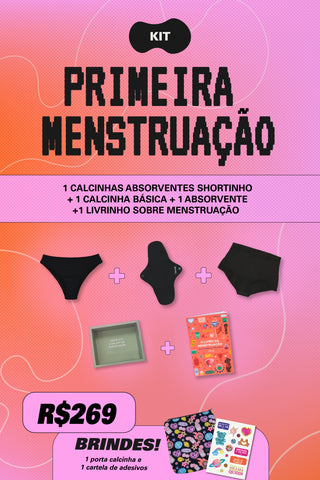 Kit Primeira Menstruação Capricho