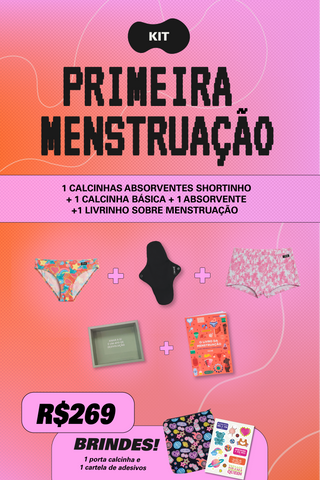 Kit Primeira Menstruação Capricho