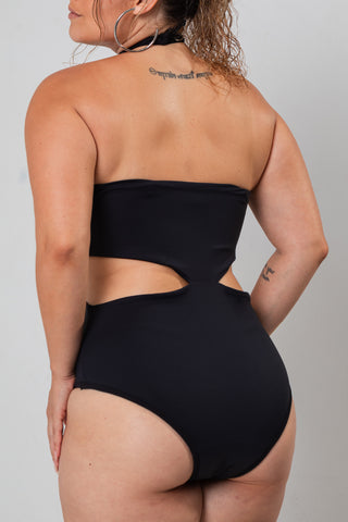 Maiô Absorvente Frente Única com Recorte Herself & Boa Forma Plus Size