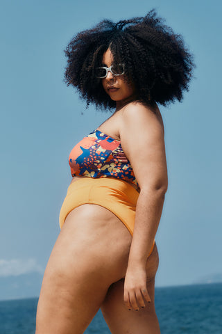 Calcinha de Biquíni Absorvente Cintura Alta - Herself