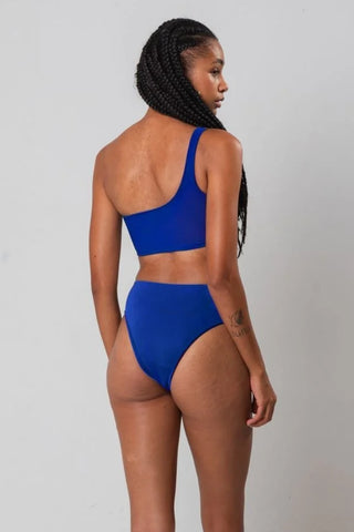 Calcinha de Biquíni Absorvente Cintura Alta Hot Pants